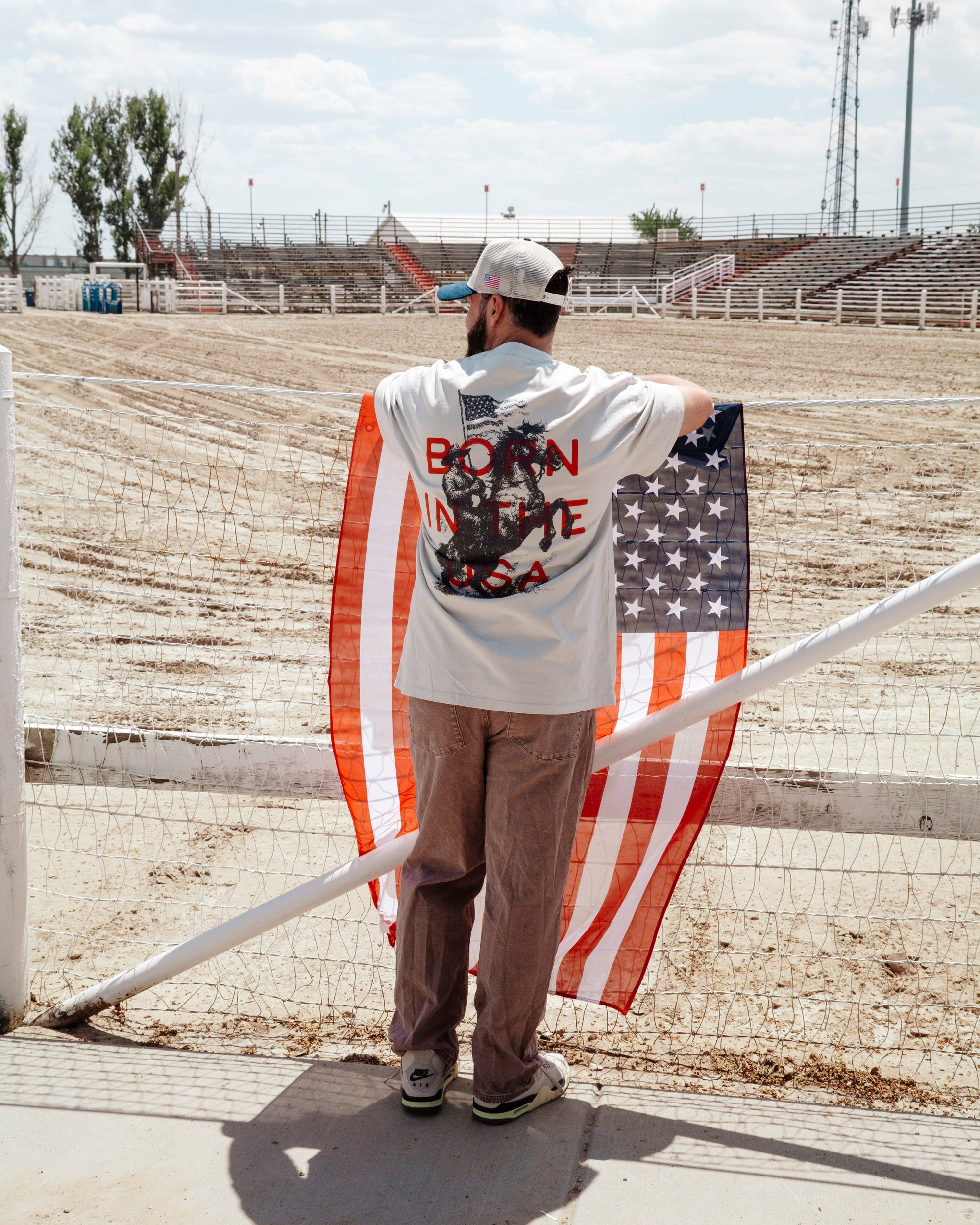 4th of July Born in the USA T-shirt