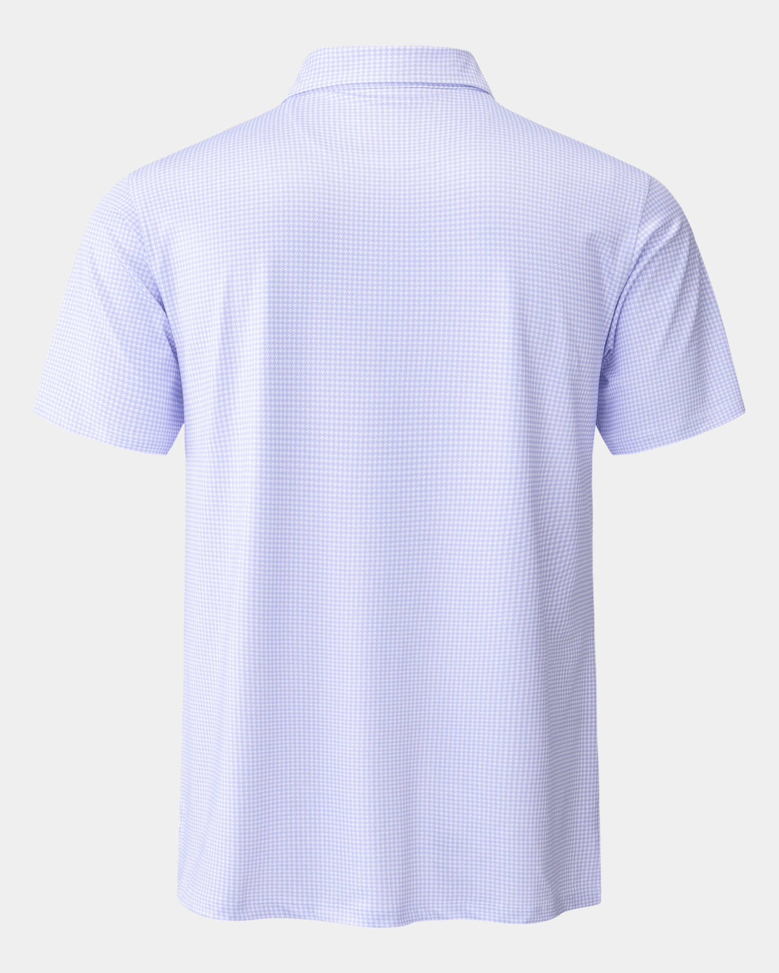 Elevation Polo Purple Houndstooth