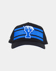 BYU Blackout Stripe Fade Hat