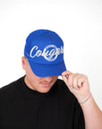 BYU Big Cougar Bunker Trucker Hat Royal Blue