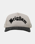 Fade Hat Natural and Houndstooth Brigham Arch