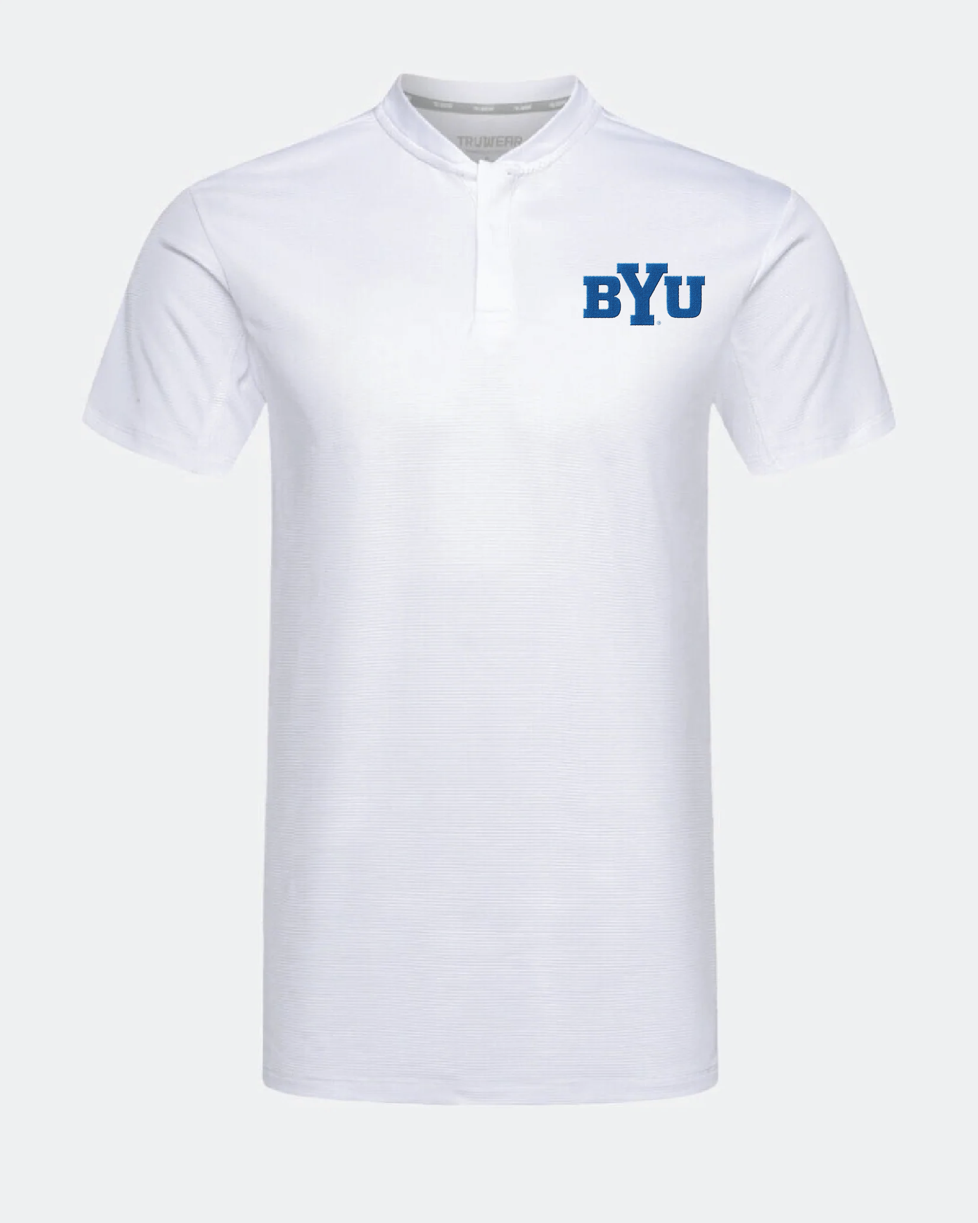 BYU Pinnacle 2.0 White Polo