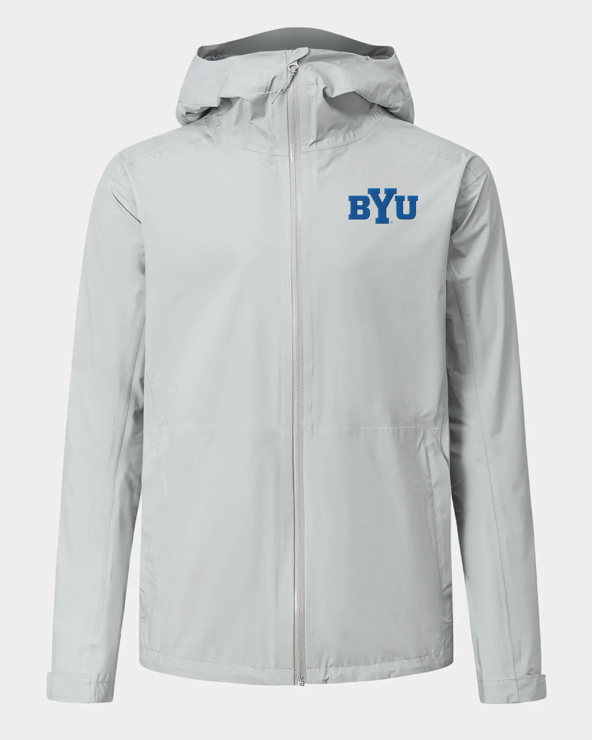 BYU Voyage Rain Jacket Light Grey