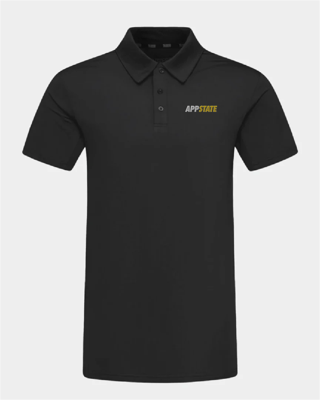 App State Crest 2.0 Black Polo