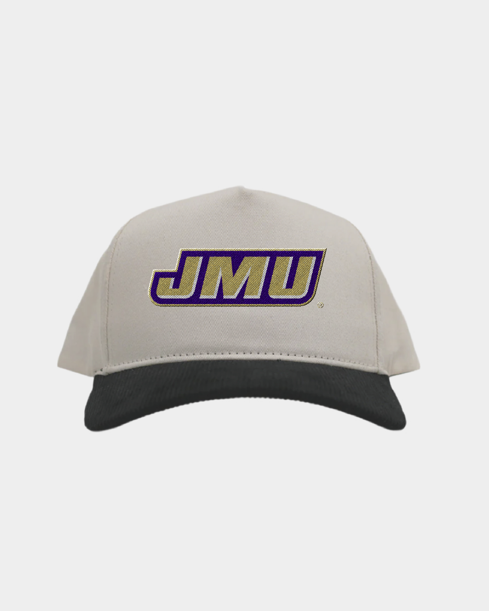 James Madison Cream Black Cord Brim Fade Hat