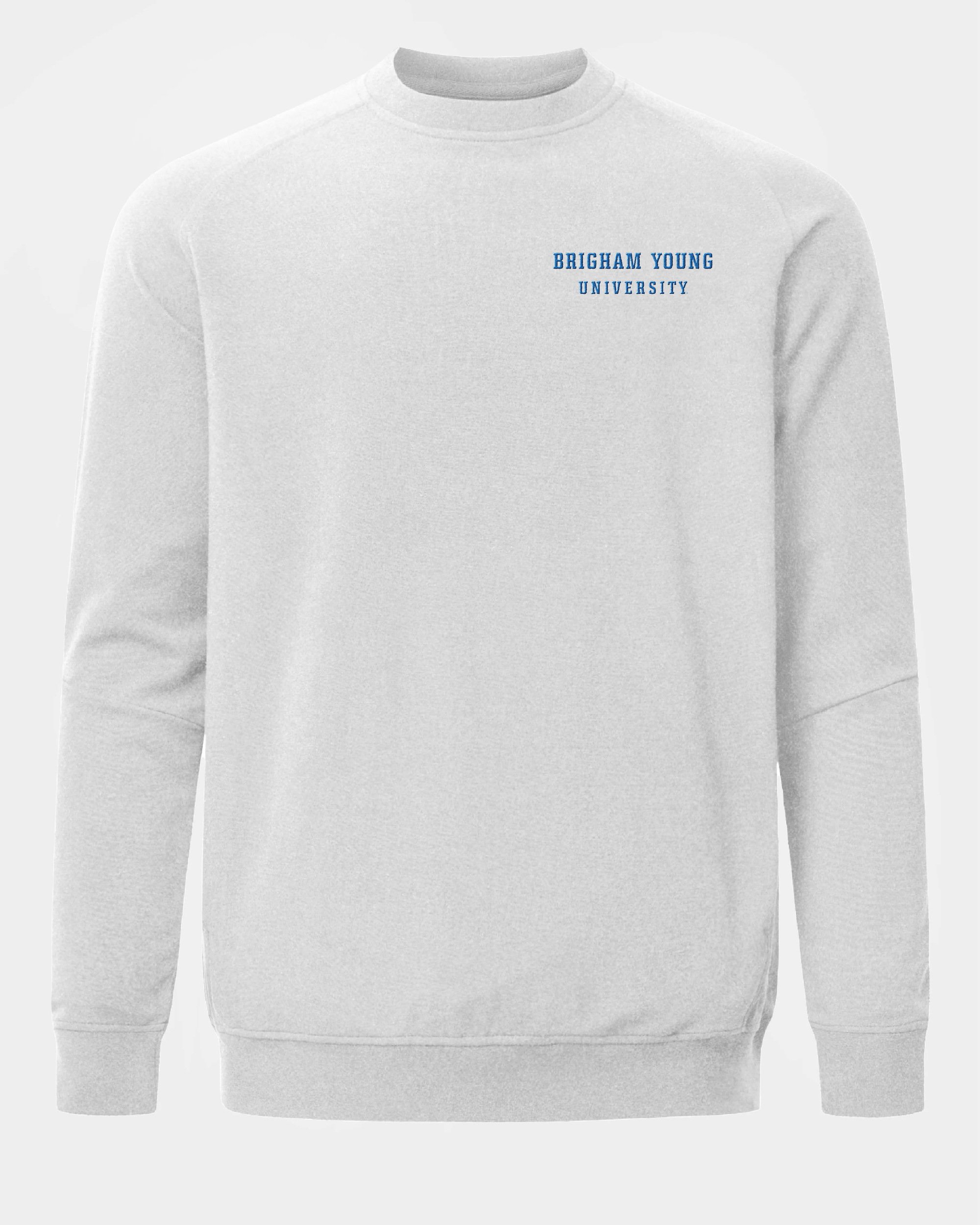 BYU Meridian Heather Grey Crewneck