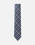 Immortal Charcoal Powder Blue & Navy Striped Tie
