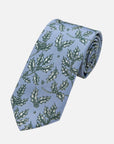 Immortal Blue Holly Tie - Blue