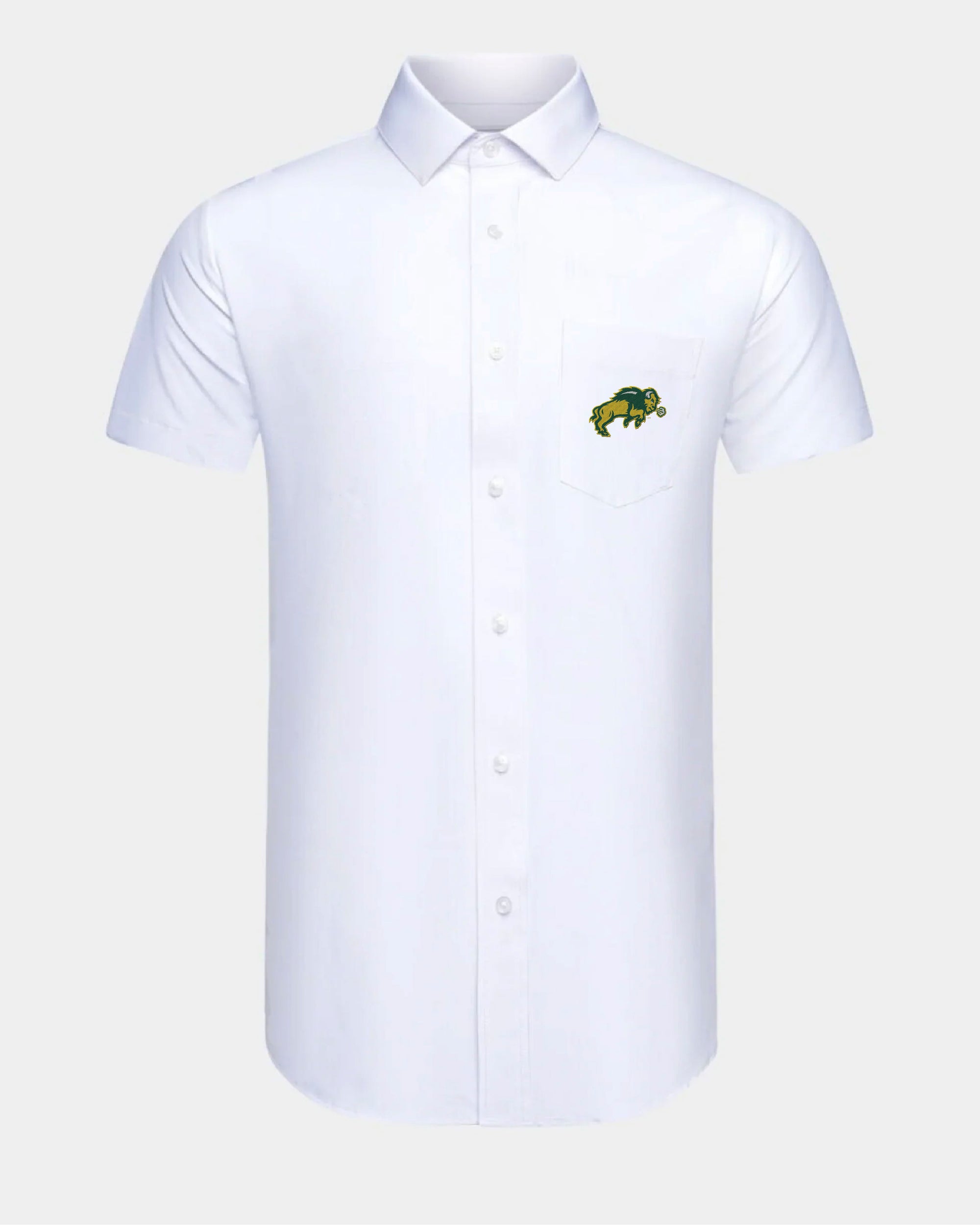 North Dakota State Phenom Classic White Short Sleeve Dress Shirt