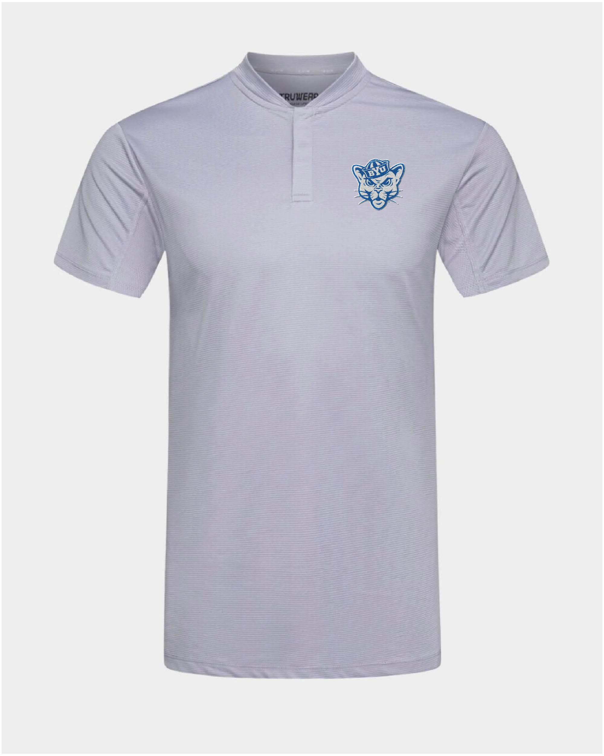 BYU Pinnacle Light Grey Polo 2.0