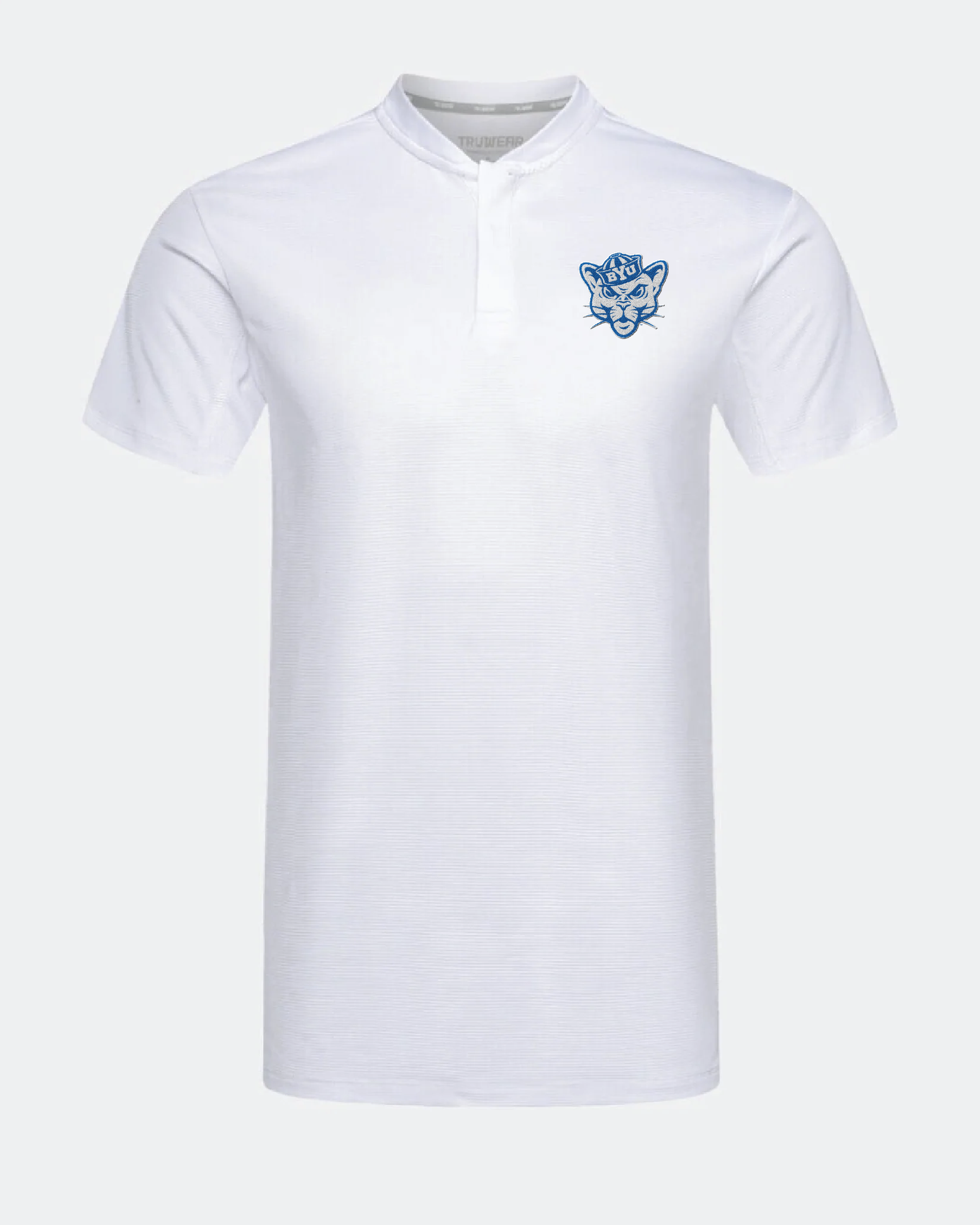 BYU Pinnacle 2.0 White Polo