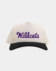Kansas State Cream Black Cord Brim Fade Hat