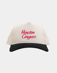 University of Houston Cream Black Cord Brim Fade Hat