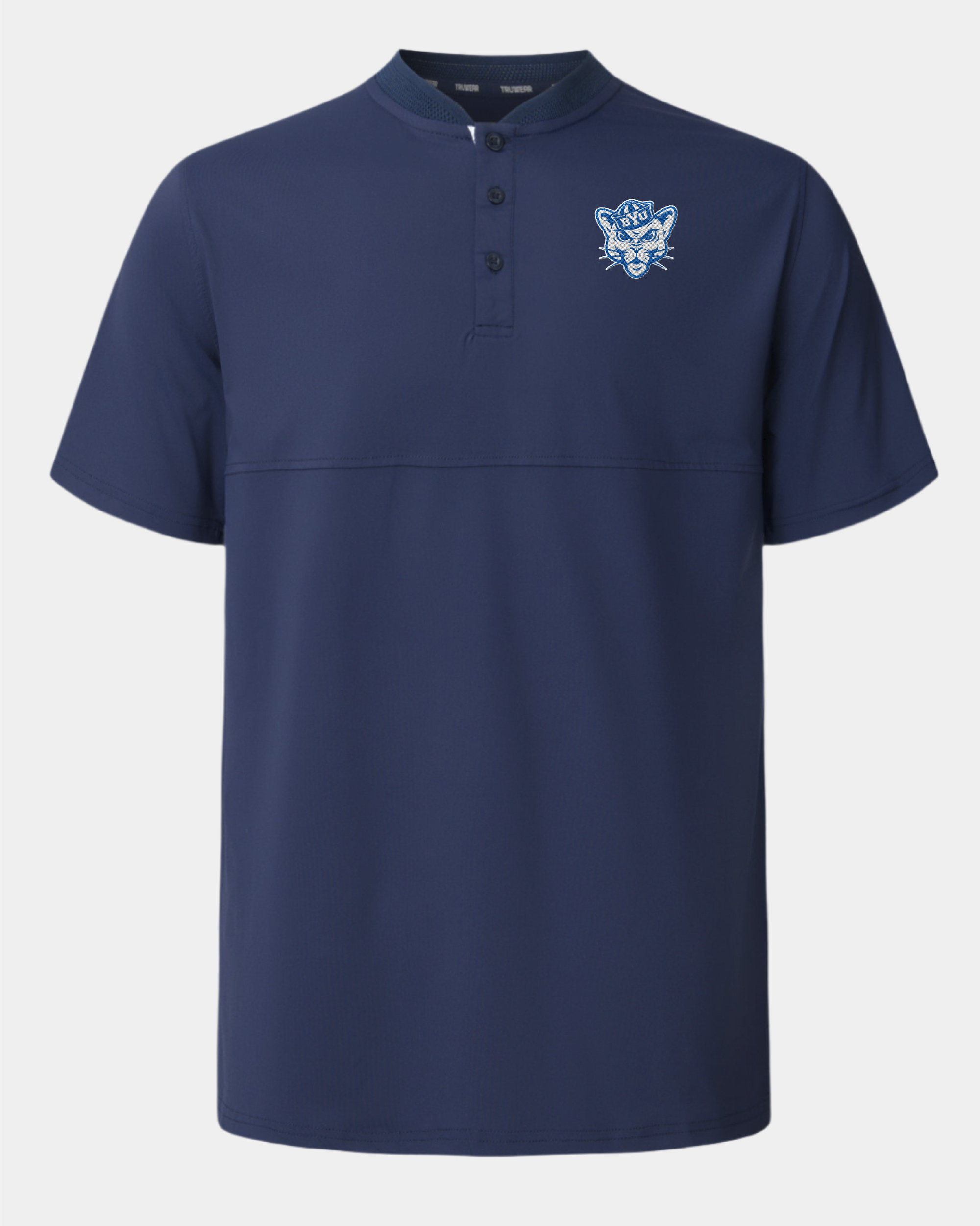 BYU Crown Blade Polo Navy