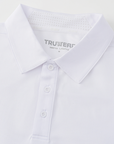Crest 2.0 White Polo Long Sleeve