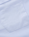 Phenom Classic Light Blue Short Sleeve Dress Shirt - Blue