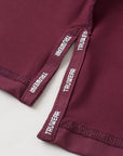 Monarch Polo Dark Cherry Logo Lining