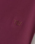 Crown Blade Polo Dark Cherry Logo
