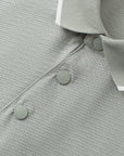 Icon Polo Slate Green Button