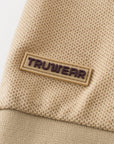 Vanguard Zip Polo Tan Tag