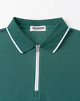 Vanguard Zip Polo Fairway Green