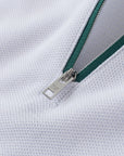 Vanguard Zip Polo White Zipper