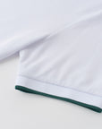 Vanguard Zip Polo White Sleeve