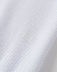 Vanguard Zip Polo White Logo