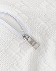 Titan Polo White Front Zipper
