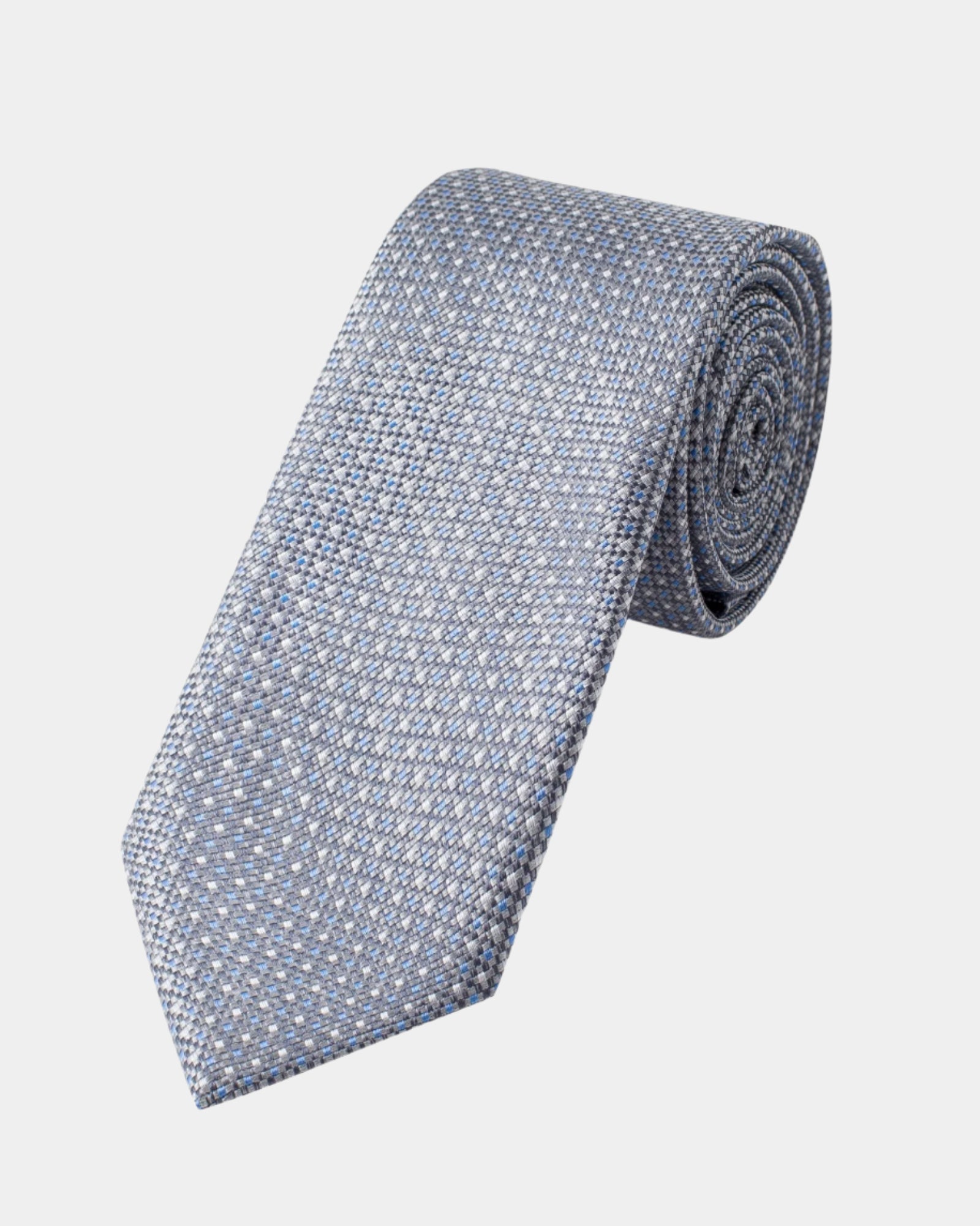 Multi-Dot Tie Charcoal