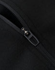 Atlas Full Zip Hoodie Black Front Zipper