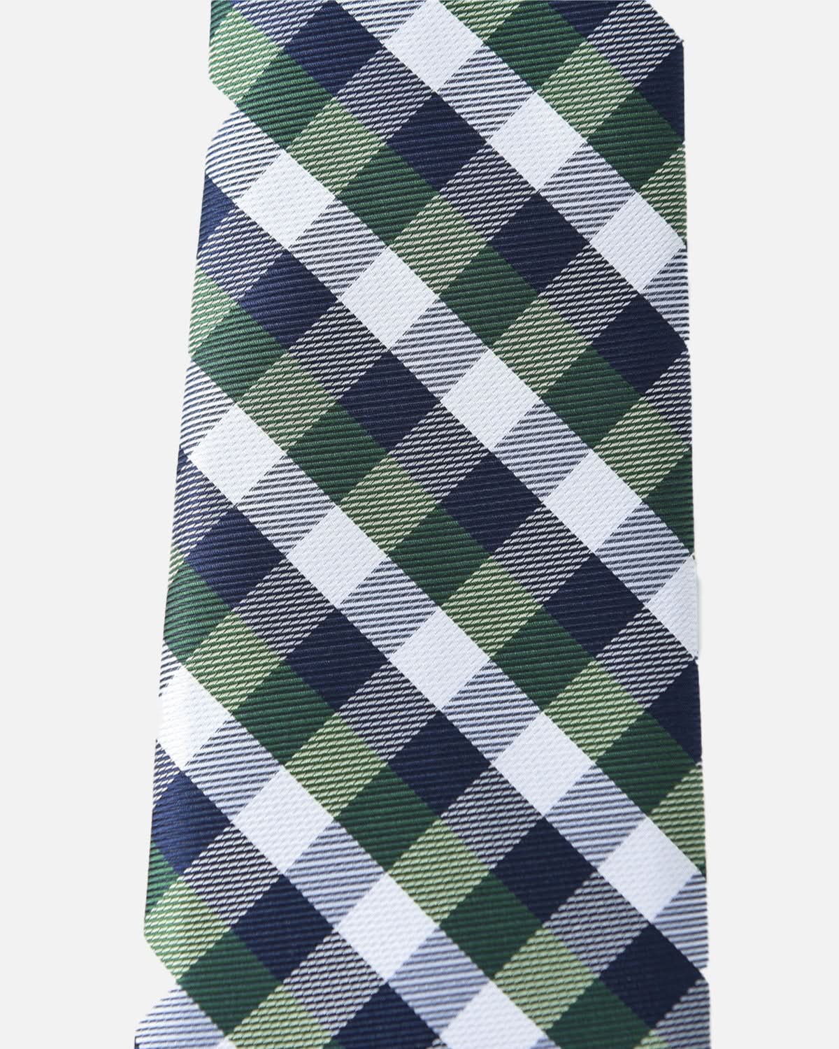Immortal Checkered Navy, Green & White