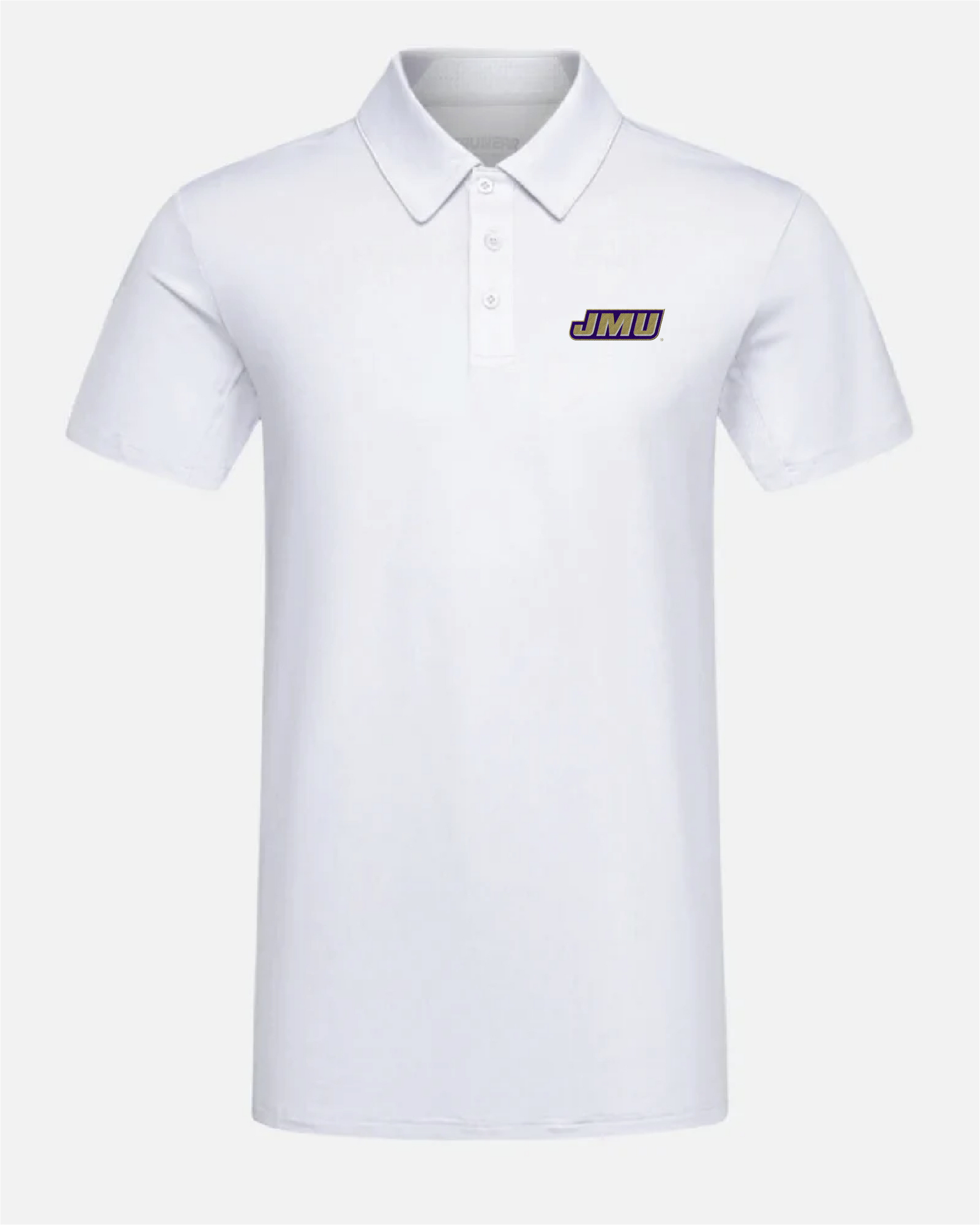 James Madison Crest 2.0 Light Grey Polo
