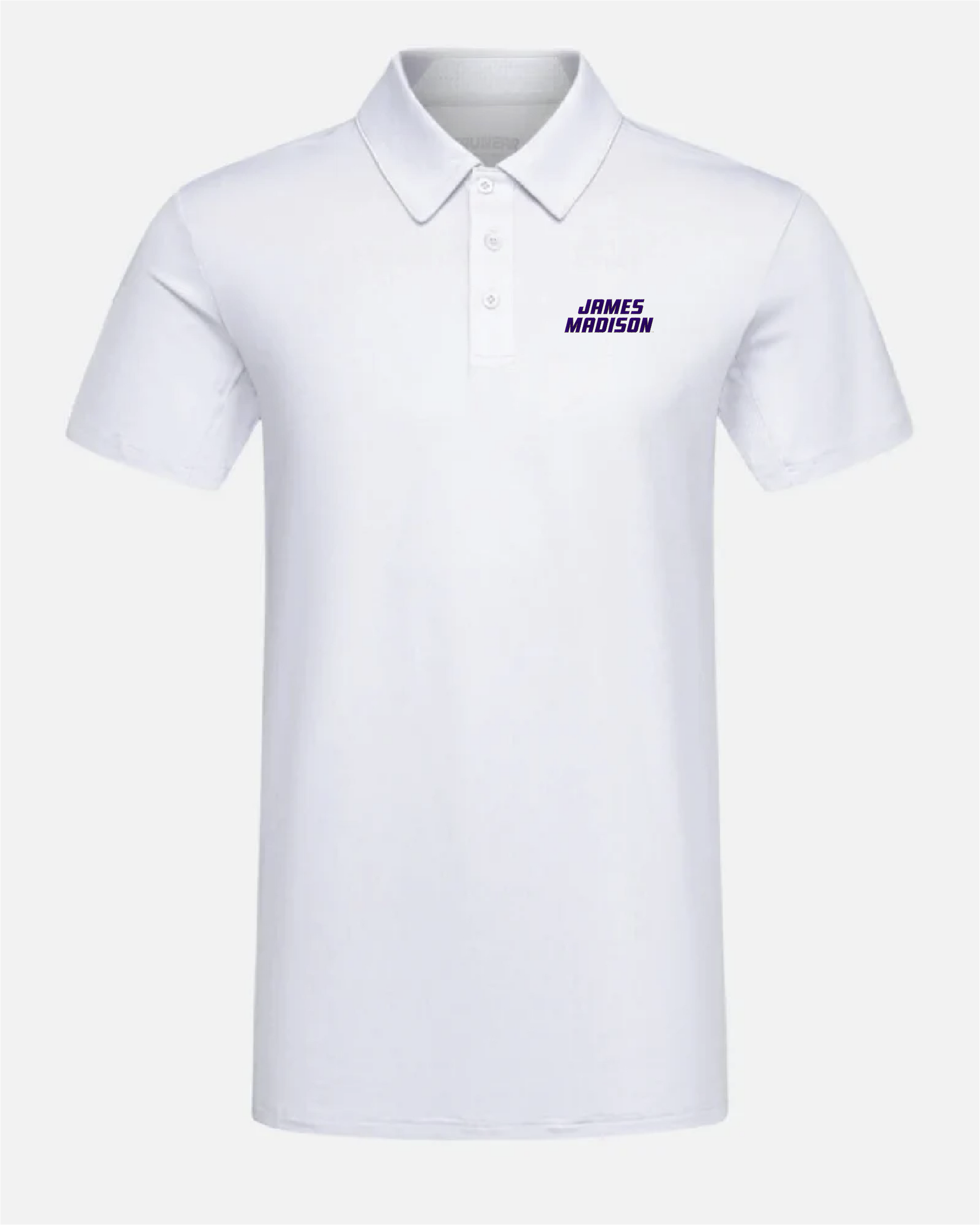 James Madison Crest 2.0 Light Grey Polo