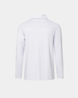 Crest 2.0 Polo Light Grey Long Sleeve - Grey