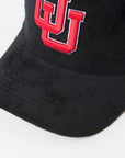 UofU Fade Hat Black Corduroy