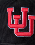 UofU Fade Hat Black Corduroy