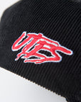 UofU Fade Hat Black Corduroy