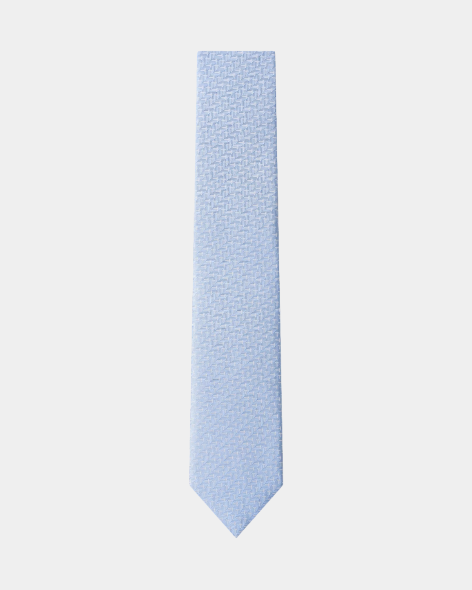 Elite Silk Tie T Pattern Light Blue
