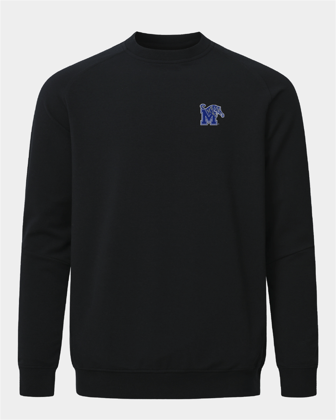 Memphis University Meridian Black Crewneck