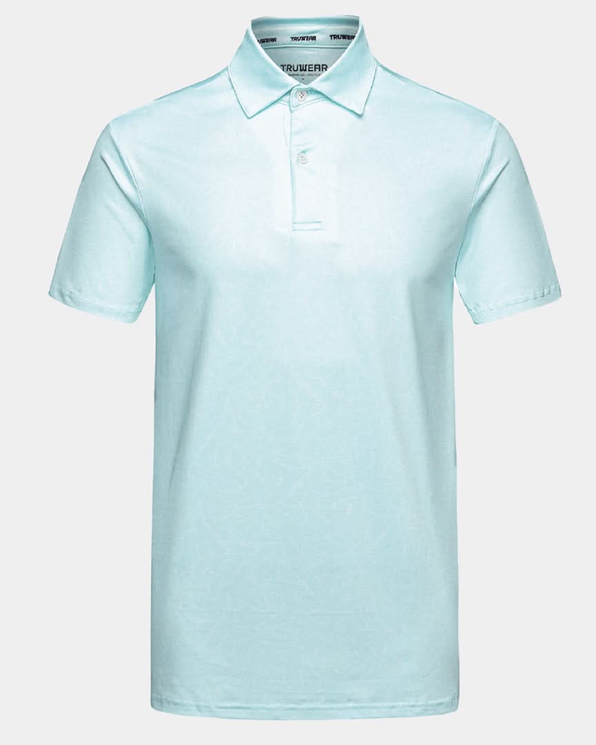Elevation Palm Polo Sea Glass