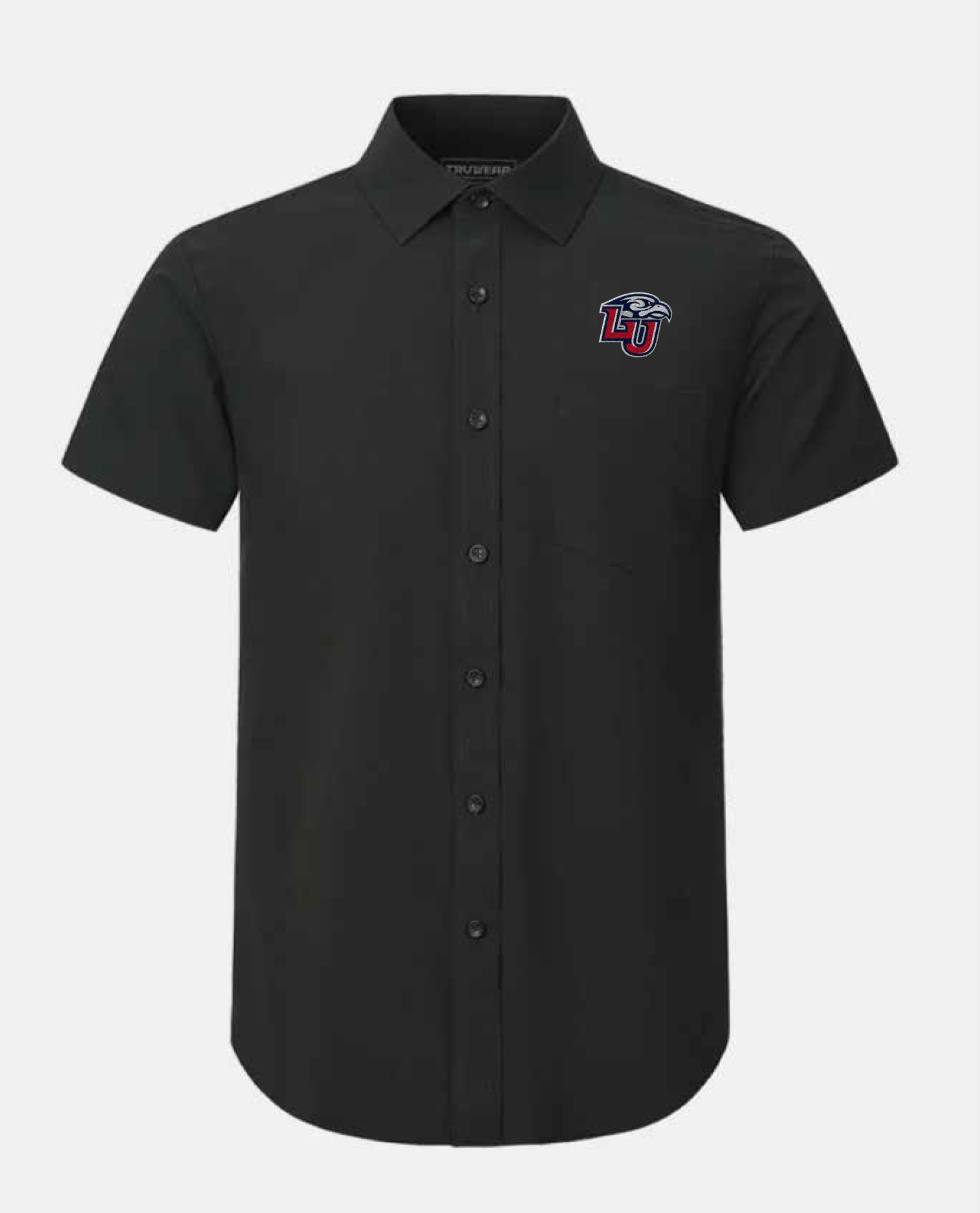 Liberty Phenom Classic Black Short Sleeve Dress Shirt