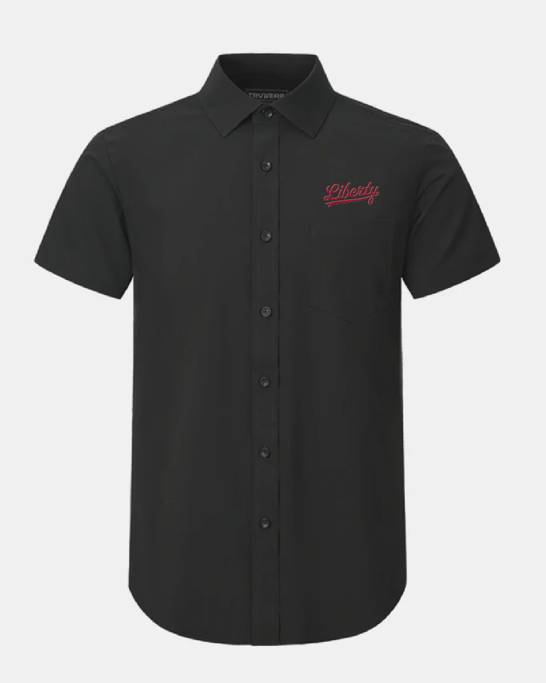 Liberty Phenom Classic Black Short Sleeve Dress Shirt