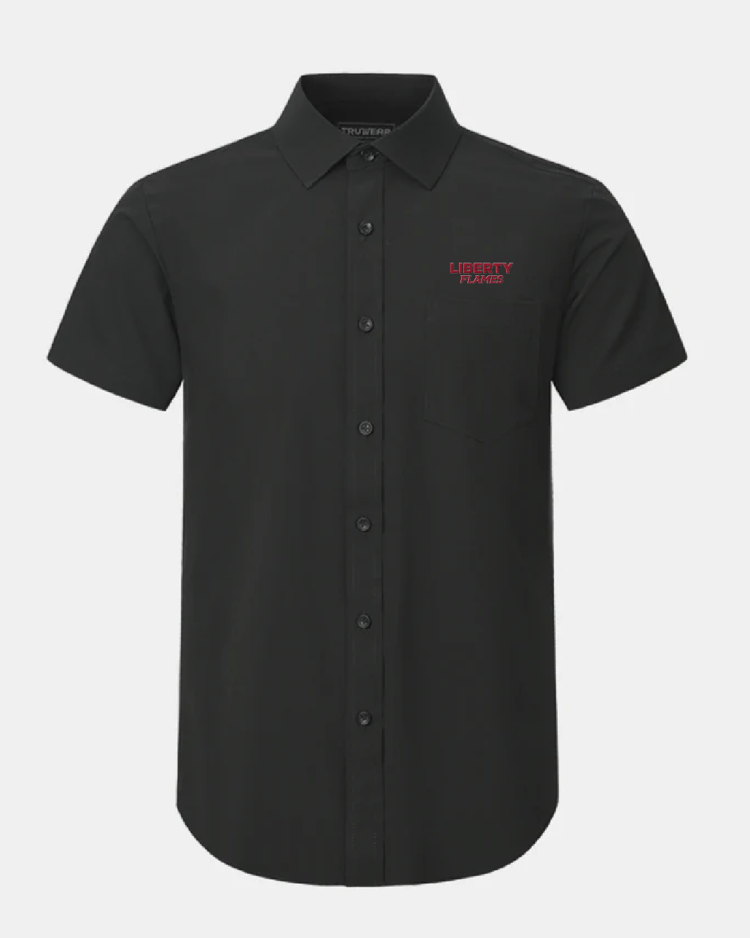 Liberty Phenom Classic Black Short Sleeve Dress Shirt