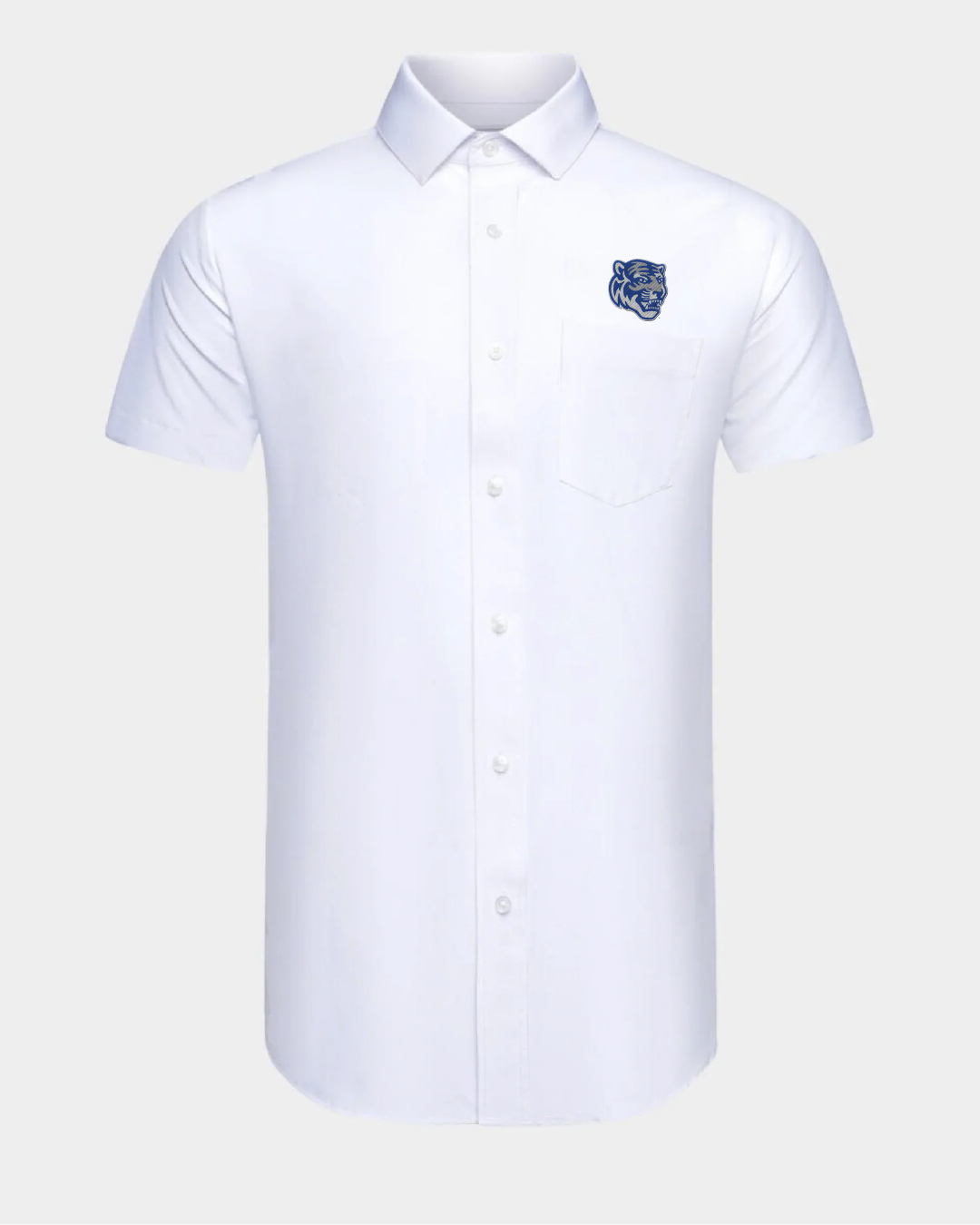Memphis University Phenom Classic White Short Sleeve Dress Shirt