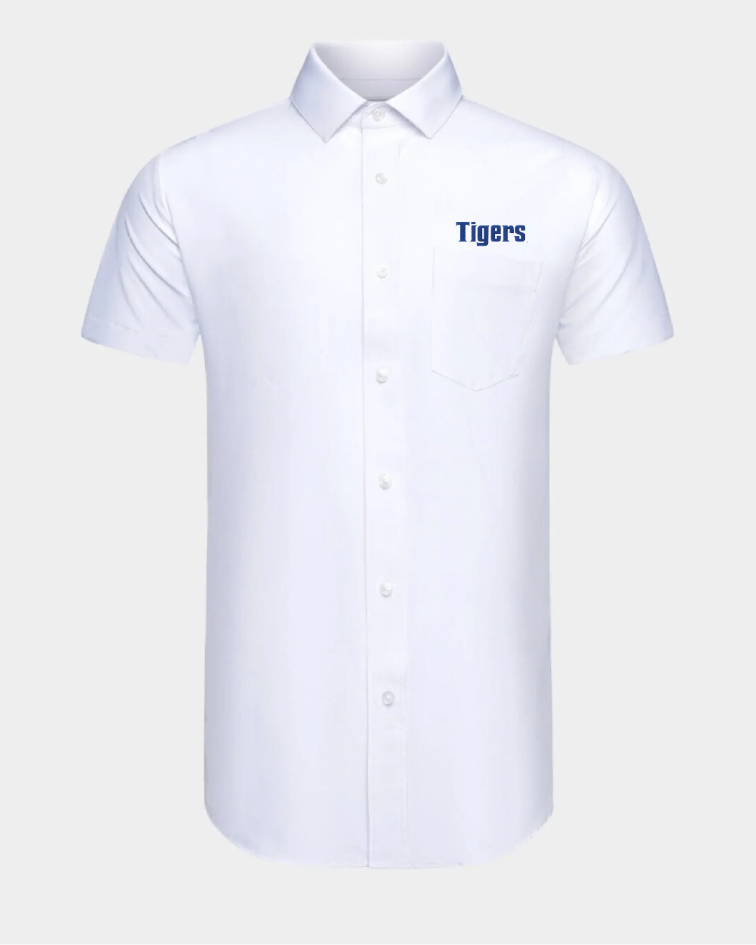 Memphis University Phenom Classic White Short Sleeve Dress Shirt