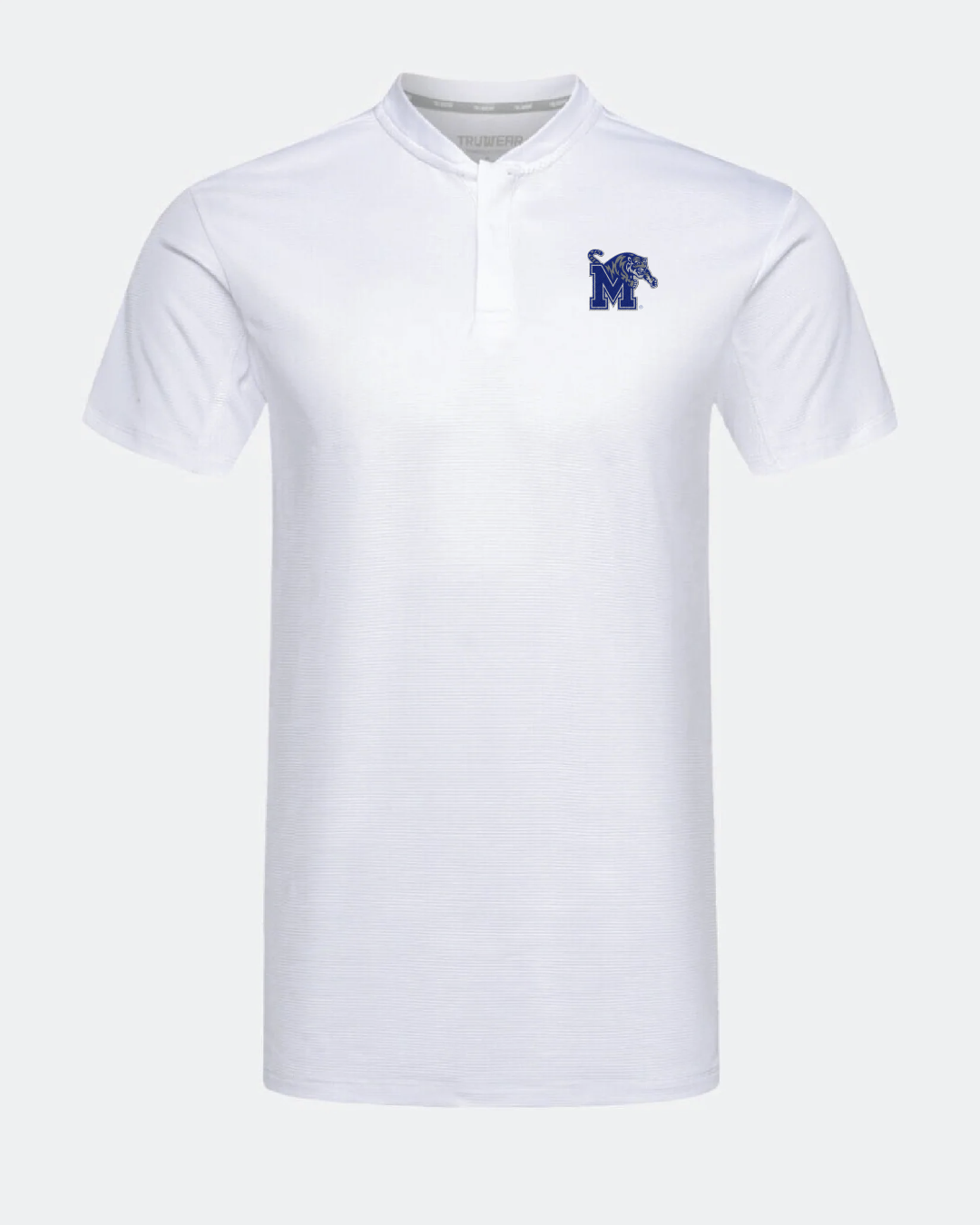 Memphis University Pinnacle 2.0 White Polo