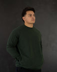 Meridian Dark Green Crewneck - Green
