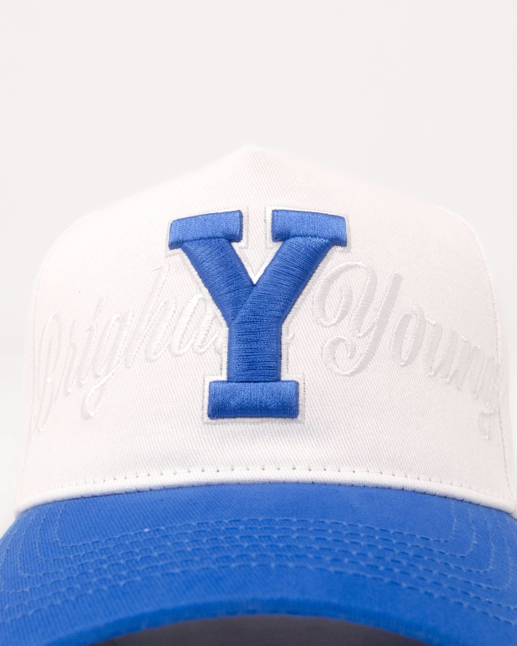 BYU Fade Hat Blue White Blue Y