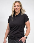 Women's Rise Polo Black